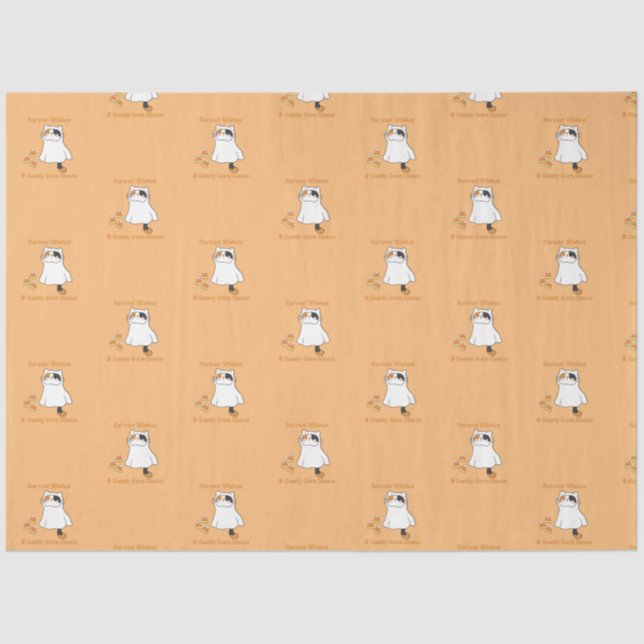 Mousseline Moissonneuse et bonbons Corn Kisses Tissu Papier (Recto)