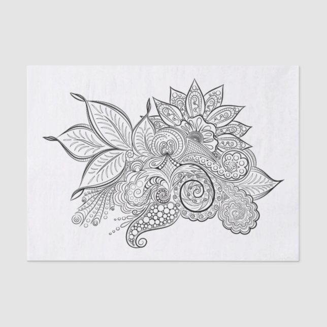 Mousseline moment de calmer papier de tissu (Recto)