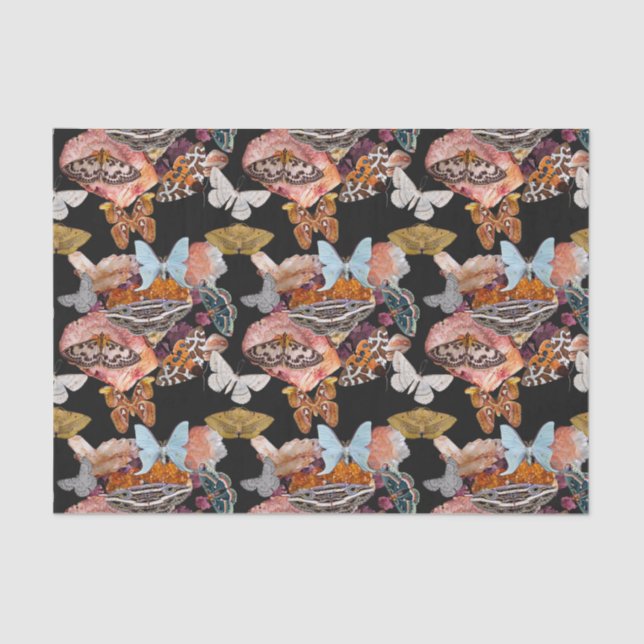 Mousseline Moth Cotillion | Papier de tissus de cuisine Gobli (Recto)