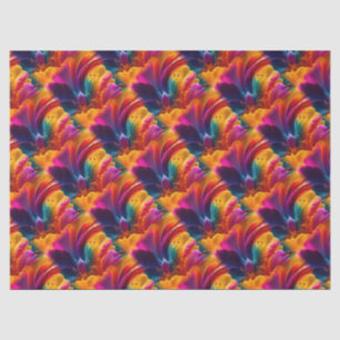 Mousseline Motifs Abstraits 63A Papier Tissu
