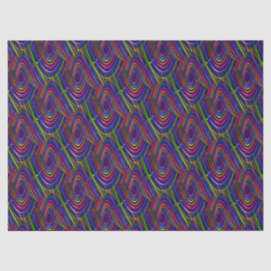 Mousseline Motifs Abstraits 63A Papier Tissu