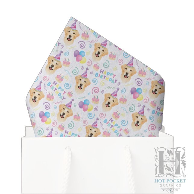 Mousseline Mouchoir en papier Labrador Retriever (Créateur téléchargé)
