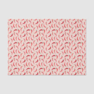 Mousseline Mouchoirs chiliens mignons sur papier de tissus ro