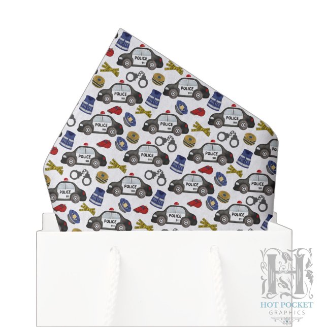 Mousseline Mouchoirs en papier de police (Créateur téléchargé)