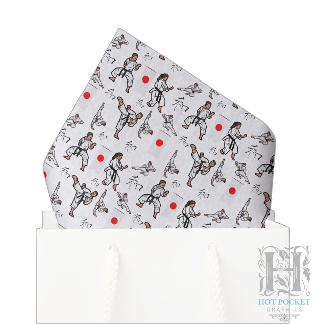 Mousseline Mouchoirs en papier Karate (Créateur téléchargé)