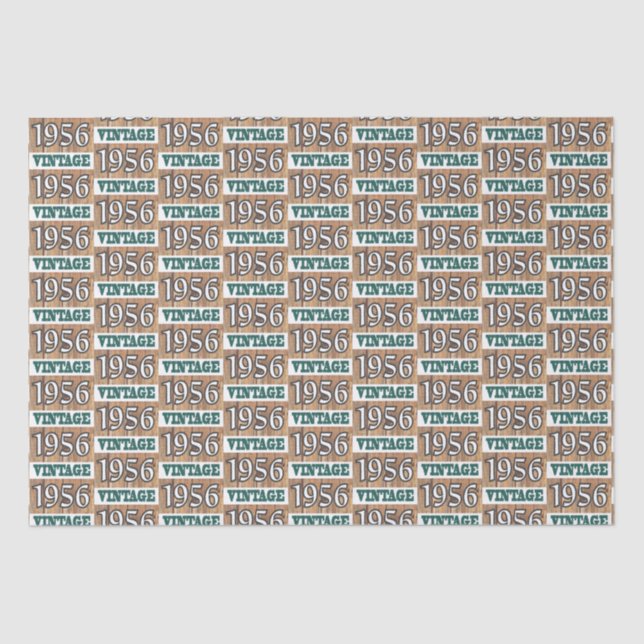 Mousseline Né en 1956 papier de tissu (Recto)