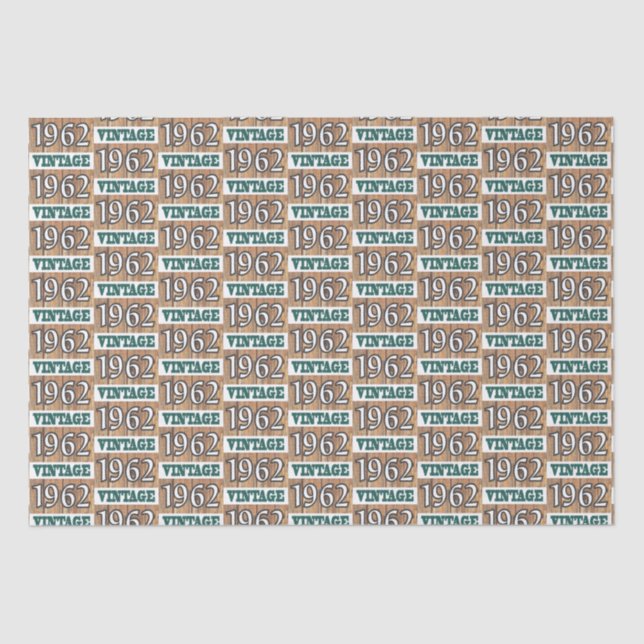 Mousseline Né en 1962 papier de tissu (Recto)