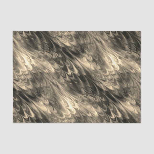 Mousseline nonpareil kelpie antique or : papier de tissu (Recto)