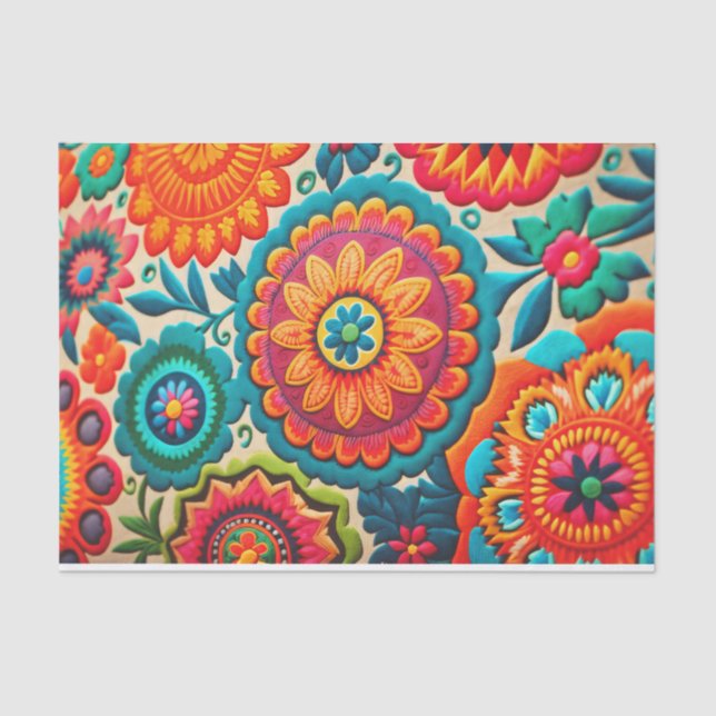 Mousseline NOUVEAU BOHEMIA 2 beau papier décolleté éclatant (Recto)