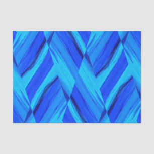 Mousseline nuances de papier de tissu bleu