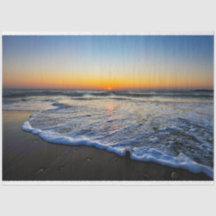 Ocean Sunset 4 20x30 Papier de fond de découpage