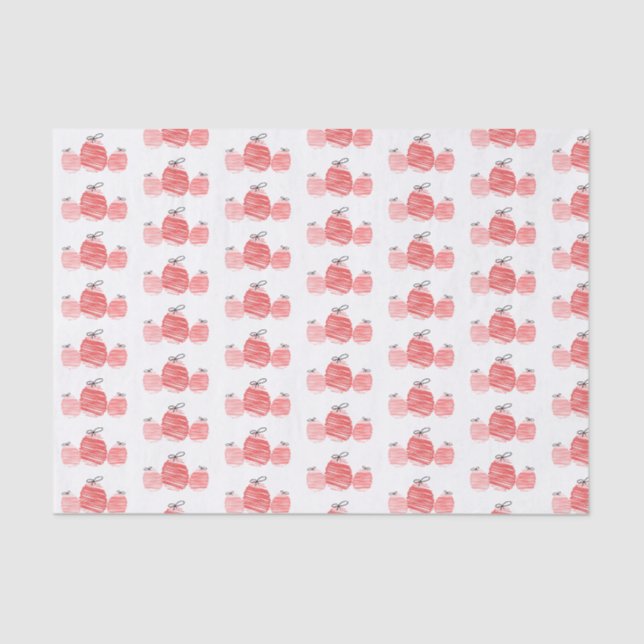 Mousseline Oeuf de Pâques Doodle papier de tissus (Recto)