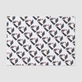 Mousseline Oie du Canada avec papier de tissus de crème glacé