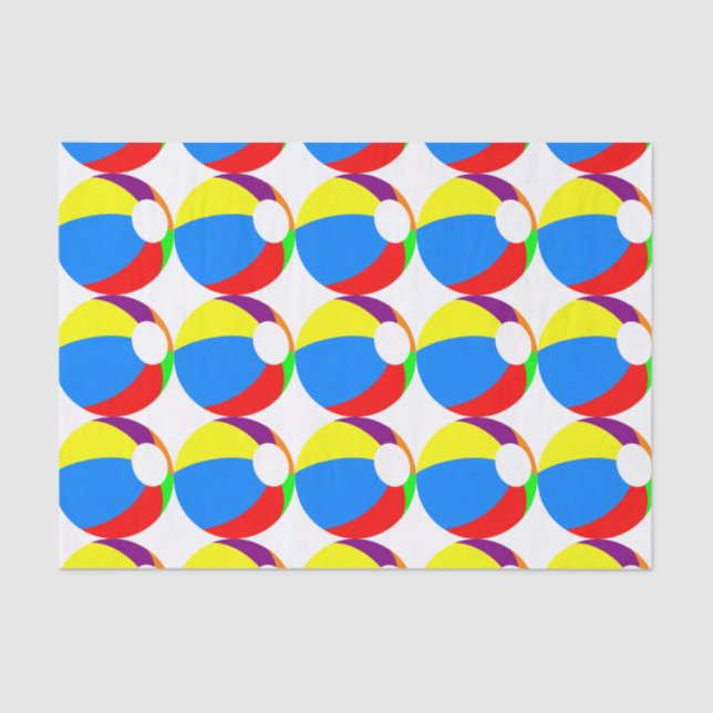 Mousseline Papier à bille de plage (Recto)