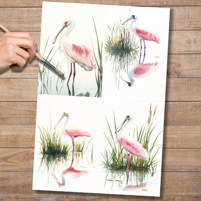 Mousseline Papier à cuillères Collage 2 Papier de découpage (Créateur téléchargé)