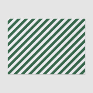 Mousseline Papier à papier à ruban diagonale vert