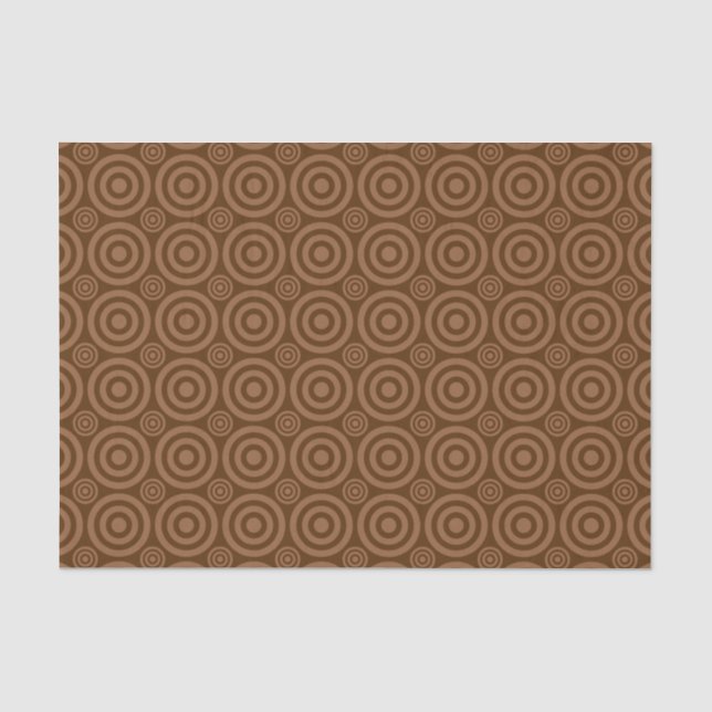 MOUSSELINE PAPIER À PAPIER À TISSU BROWN À DEUX TONS (Recto)