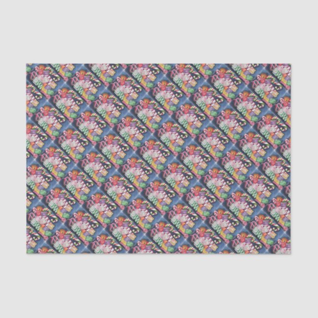 Mousseline Papier à papier pour bonbons de Noël (Recto)