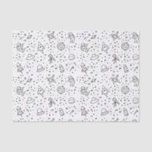 Papier à thème spatial