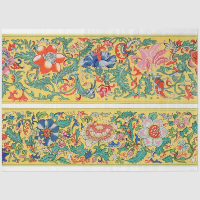 Mousseline Papier arrière - plan jaune (Recto)