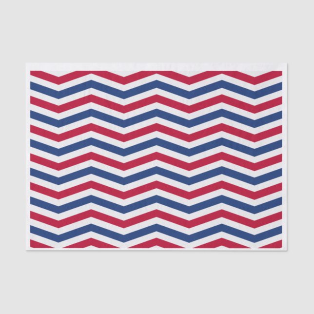 Mousseline Papier blanc rouge et papier de tissus bleu (Recto)