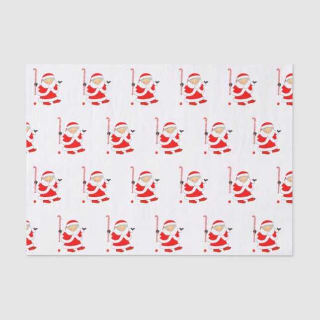 Mousseline Papier cadeau de hockey sur gazon de campagne (Recto)