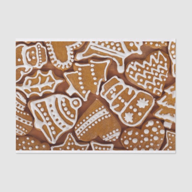 Mousseline Papier cadeau de Noël Cookie (Recto)