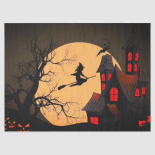 Mousseline Papier cadeau Halloween