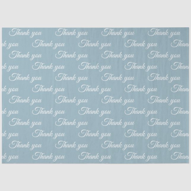Mousseline Papier cadeau Merci  (Recto)