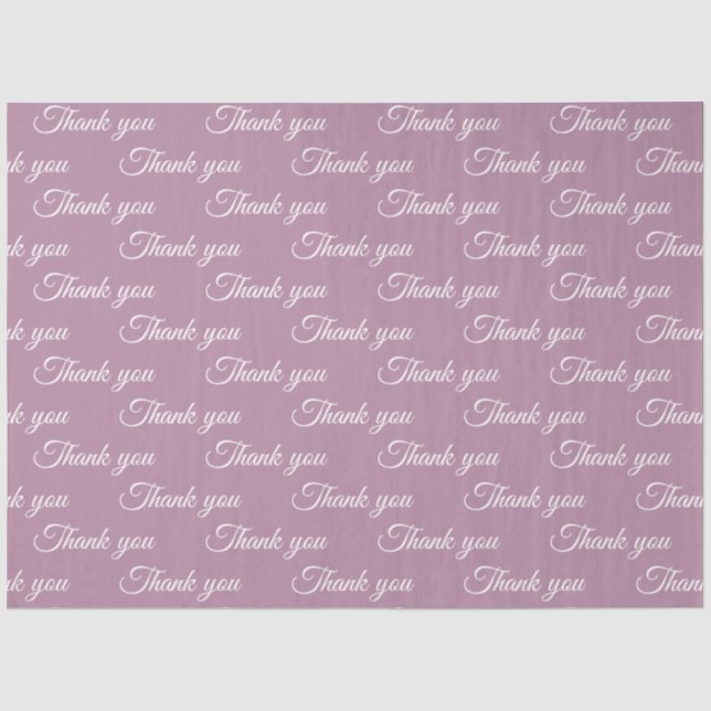 Mousseline Papier cadeau Merci  (Recto)