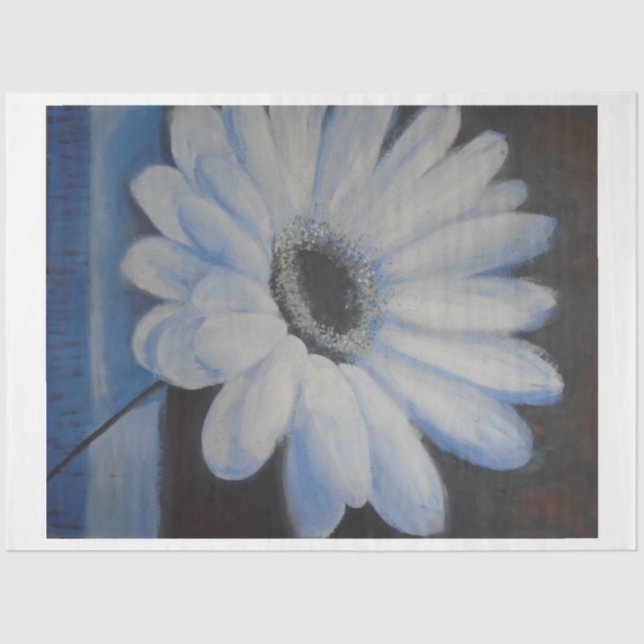 Mousseline Papier Daisy Decoupage (Recto)