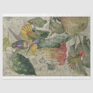 Mousseline Papier de collage d'oiseaux de mer Vintages