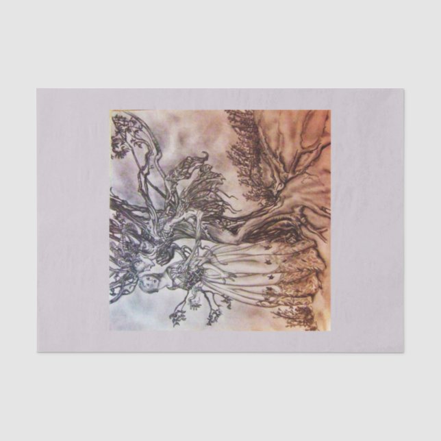 Mousseline Papier de découpage 10"x15" - Arthur Rackham 7 (Recto)