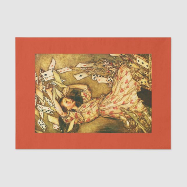 Mousseline Papier de découpage 10"x15" - Arthur Rackham 9 (Recto)