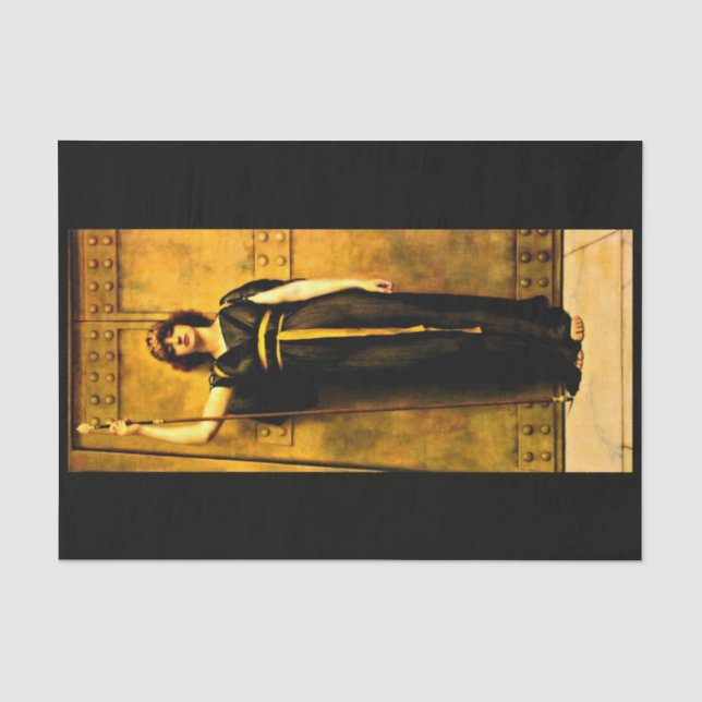 Mousseline Papier de découpage 10"x15" - John William Godward (Recto)