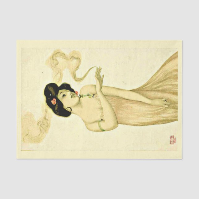Mousseline Papier de découpage 10"x15" - Raphael Kirchner 25 (Recto)