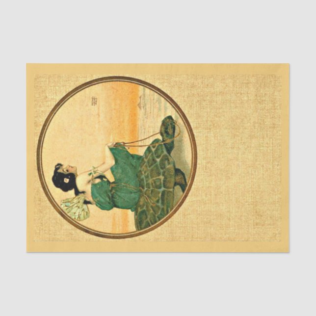 Mousseline Papier de découpage 10"x15" - Raphael Kirchner 5 (Recto)