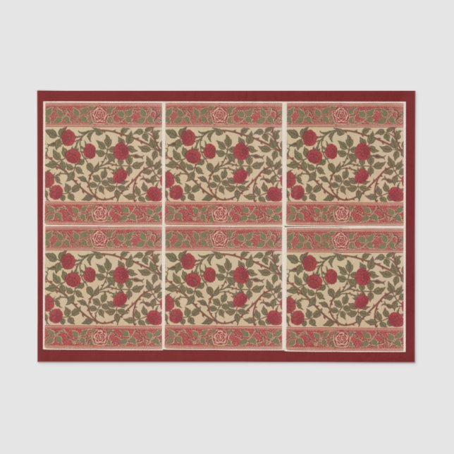 Mousseline Papier de découpage 10"x15" - Walter Crane 1 (Recto)