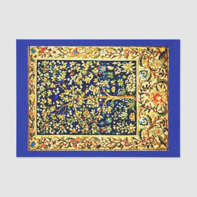 Mousseline Papier de découpage 10"x15" - William Morris 7 (Recto)