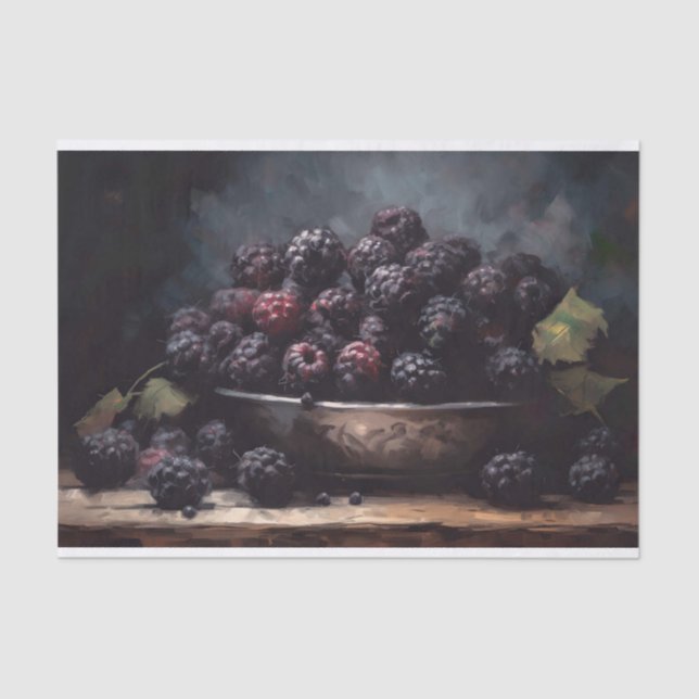 Mousseline Papier de découpage Blackberry 1 (Recto)