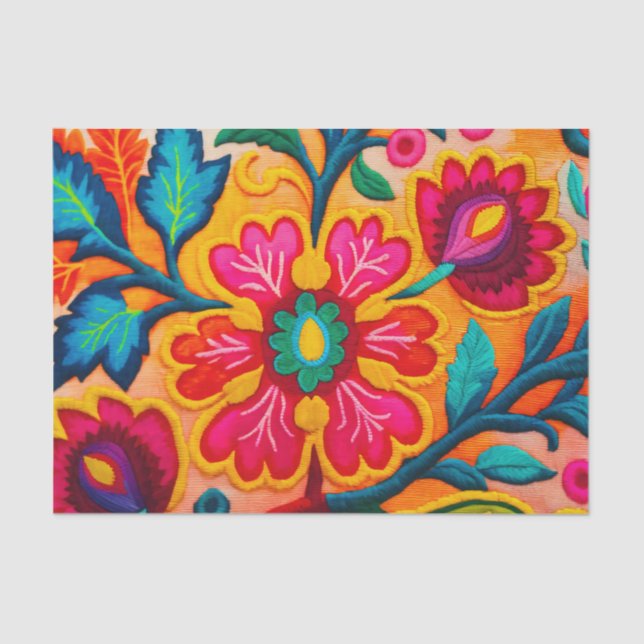 Mousseline Papier de découpage BOHEMIA (Recto)