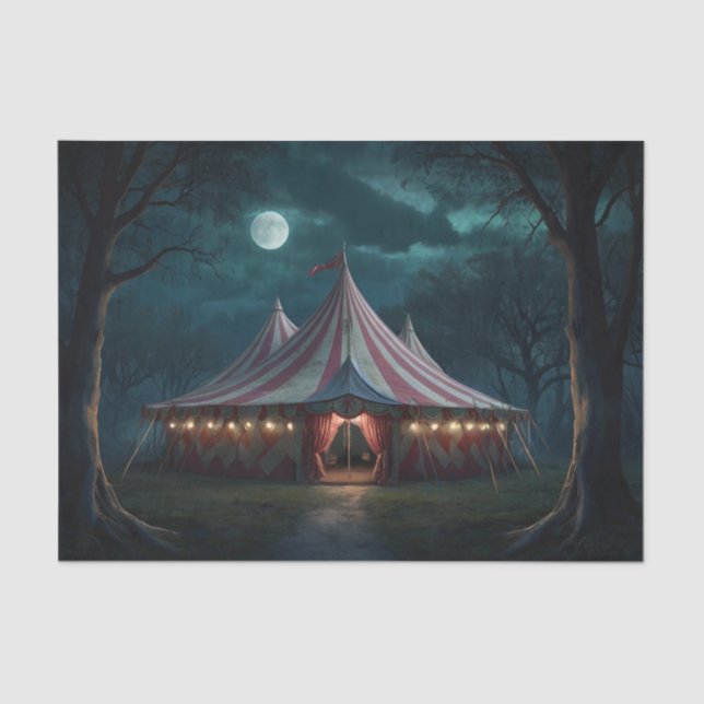 Mousseline Papier de découpage carnavalesque rose Déplaisant (Recto)