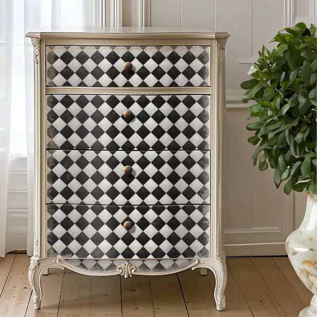 Mousseline Papier de découpage damier arlequin texturé d'Alic (Créateur téléchargé)