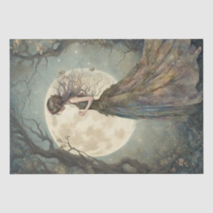 Mousseline Papier de découpage de dame lunaire