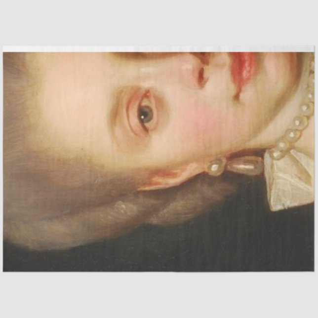 Mousseline Papier de découpage de la reine (Recto)