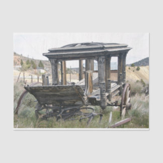 Mousseline Papier de découpage de la scène occidentale du Coe