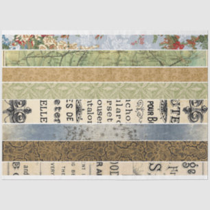 Mousseline Papier de découpage de meubles de bande Washi