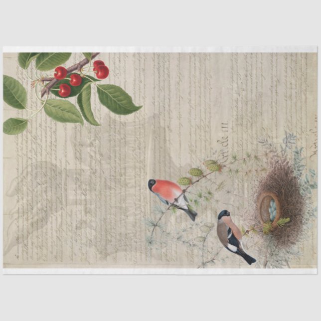 Mousseline Papier de découpage de meubles patriotiques (Recto)