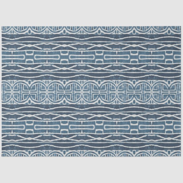 Mousseline Papier de découpage de meubles textiles africains (Recto)