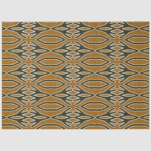 Mousseline Papier de découpage de meubles textiles africains (Recto)